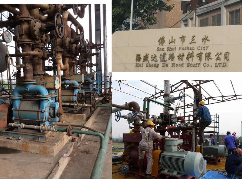 2BE1水環(huán)真空機(jī)組使用現(xiàn)場(chǎng)